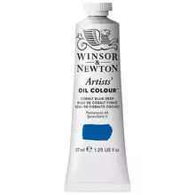 Краска масляная профессиональная Winsor&Newton "Artists Oil", 37 мл. насыщенно-синий кобальт