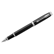 Ручка перьевая Parker "IM Black CT" синяя 08 мм. подарочная упаковка