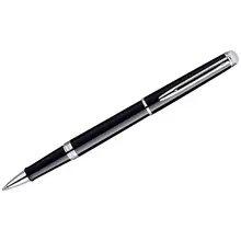 Ручка-роллер Waterman "Hemisphere Black PT" черная 08 мм. подарочная упаковка