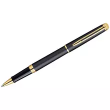 Ручка-роллер Waterman "Hemisphere Matt Black GT" черная, 0,8 мм. подарочная упаковка