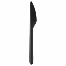 Нож одноразовый полипропиленовый 173 мм. черный ПРЕМИУМ ВЗЛП