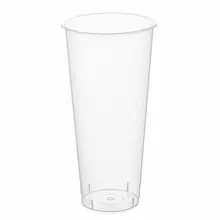Стакан одноразовый пластиковый, прозрачный, сверхплотный, 650 мл. "Bubble Cup", ВЗЛП