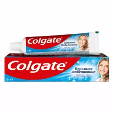 Зубная паста 50 мл. COLGATE "Бережное отбеливание" с фторидом и кальцием