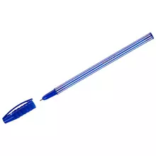 Ручка шариковая Luxor "Stripes" синяя 055 мм.