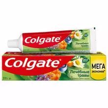 Зубная паста 150 мл. COLGATE "Лечебные травы" отбеливающа сфторидом и кальцием