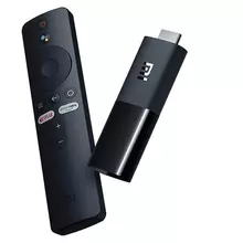 Приставка Смарт-ТВ XIAOMI Mi TV Stick Android TV 4 ядра 1Gb+8Gb HDMI WiFi пульт ДУ черный