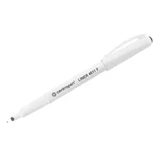 Ручка капиллярная линер Centropen "Liner 4611" черная 03 мм. трехгранная