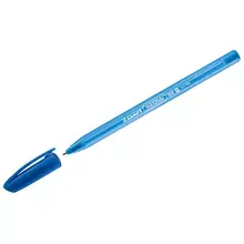 Ручка шариковая Luxor "InkGlide 100 Icy" синяя 07 мм. трехгранная