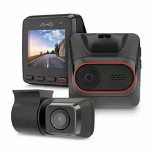 Видеорегистратор автомобильный MIO MiVue C420D, экран 2", 135°, 1920x1080 Full HD, GPS, камера заднего вида