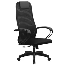 Кресло офисное BRABIX PREMIUM "Ultimate EX-800" пластик, плотная двойная сетка Х2, черное