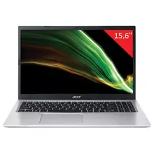 Ноутбук Acer Aspire 3 A315-35 15,6", Celeron N4500 4 Gb, SSD 256 Gb, NO DVD, no OS, серебряный