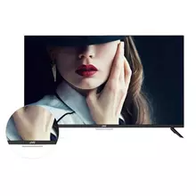 Телевизор JVC LT-32M595S, 32'' (81 см.) 1366x768, HD, 16:9, SmartTV, Wi-Fi, безрамочный, черный