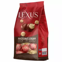 Конфеты шоколадные LEXUS "Hazelnut", с молочным шоколадом и ореховым кремом, 200 г, ТУРЦИЯ, 1412