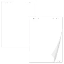 Блокноты для флипчарта Офисмаг комплект 5 шт. 20 листов чистые 675х98 см. 80г./м2