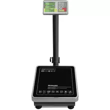 Весы напольные MERTECH M-ER 335ACL-150.20 LCD (0,4-150 кг.) дискретность 20 г. платформа 600x460 мм. со стойкой