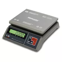 Весы фасовочные MERTECH M-ER 326AFU-3.01, LCD (0,01-3 кг.) дискретность 1 г. платформа 255x205 мм.