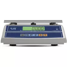 Весы фасовочные MERTECH M-ER 326F-32.5 LCD (0,1-32 кг.) дискретность 5 г. платформа 255x210 мм. без стойки