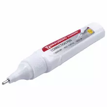Ручка-корректор Brauberg "Standard" 7 мл. металлический наконечник в упаковке с подвесом