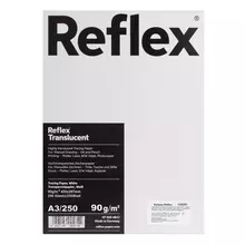 Калька REFLEX А3, 90г./м, 250 листов, Германия, белая