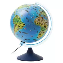 Глобус зоогеографический Globen "Классик Евро" диаметр 250 мм. с подсветкой детский
