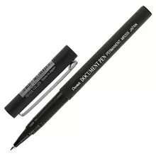 Ручка-роллер PENTEL (Япония) "Document Pen" черная корпус черный узел 05 мм.