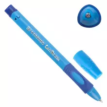 Ручка шариковая Stabilo "Left Right", синяя, для левшей, корпус синий, узел 0,8 мм.