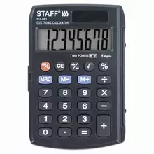 Калькулятор карманный Staff STF-883 (95х62 мм.) 8 разрядов, двойное питание