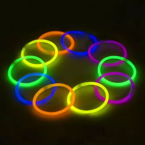 Светящиеся палочки (неоновые) браслеты Юнландия набор 10 шт. в тубе ассорти