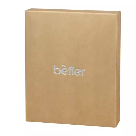 Бумажник водителя Befler "Бабочка" натуральная кожа тиснение-принт 6 пластиковых карманов черный BV.35.-11
