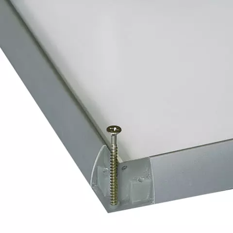 Доска-витрина магнитно-маркерная 2 листа А4 алюминиевая рамка OFFICE "2х3" (Польша) GS42A4