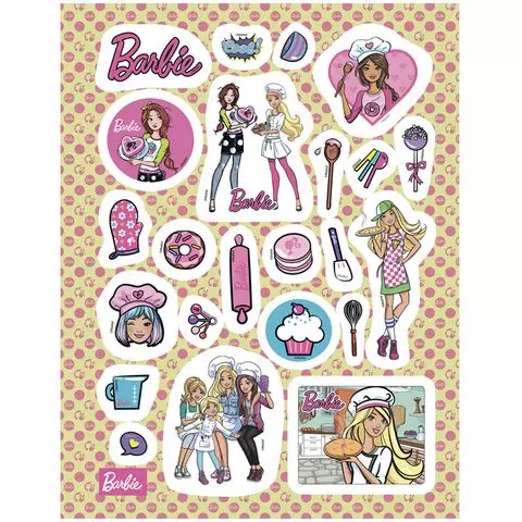 Альбом с наклейками ND Play "Barbie. Профессии" А5 150 шт.