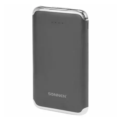 Аккумулятор внешний 6000 mAh Sonnen POWERBANK K611 2 USB литий-полимерный черный