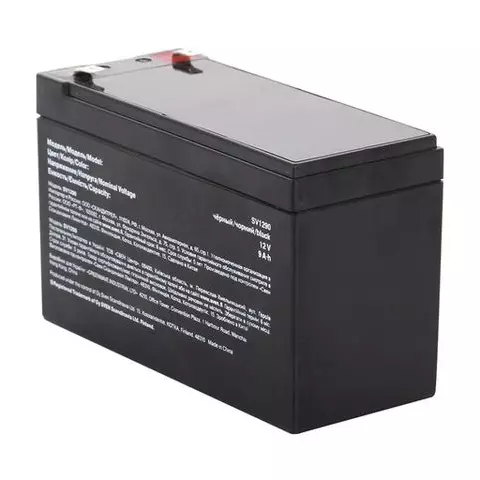 Аккумуляторная батарея для ИБП любых торговых марок 12 В 9 Ач 151х65х98 мм. Sven
