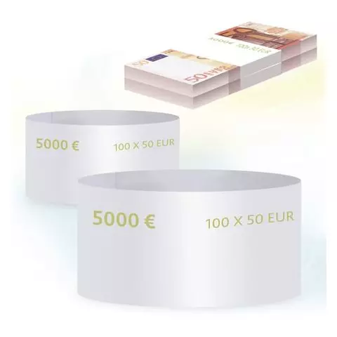 Бандероли кольцевые комплект 500 шт. номинал 50 евро