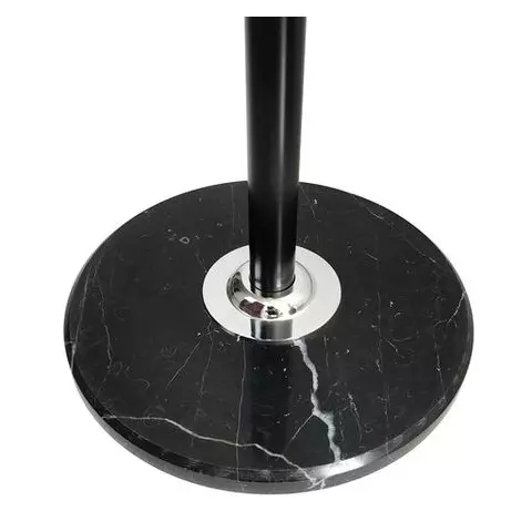 Вешалка-стойка Brabix "CR-8342" на мраморном диске металл 5+4 крючка цвет черный
