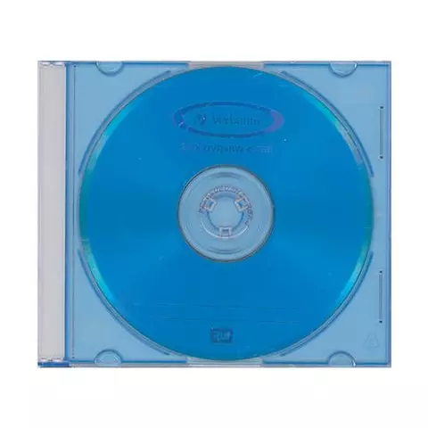 Диск DVD+RW (плюс) VERBATIM 47 Gb 4x Color Slim Case