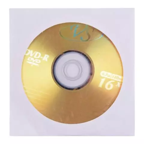 Диск DVD-R VS 47 Gb 16x бумажный конверт
