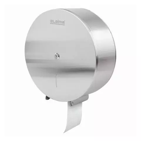 Диспенсер для туалетной бумаги Laima Professional INOX (Система T1) большой нержавеющая сталь матовый