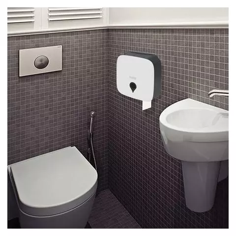 Диспенсер для туалетной бумаги ULTRA Laima Professional (Система T2) малый белый ABS-пластик