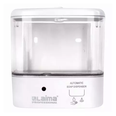 Дозатор для жидкого мыла Laima Classic наливной сенсорный 1 л. ABS-пластик белый