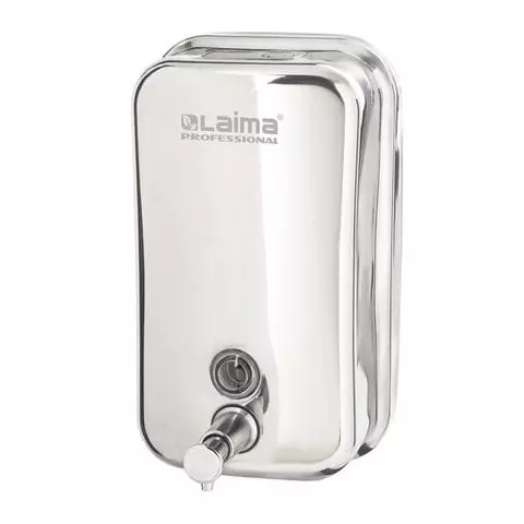 Дозатор для жидкого мыла Laima Professional INOX (гарантия 3 года) 1 л. нержавеющая сталь зеркальный