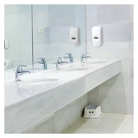 Дозатор для мыла-пены Laima Professional Classic наливной 1 л. белый ABS-пластик