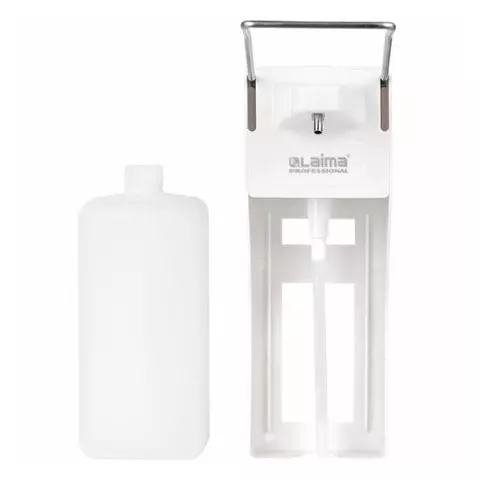 Дозатор локтевой для жидкого мыла и геля-антисептика с еврофлаконом 1 л. Laima ABS-пластик