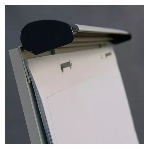 Доска-флипчарт магнитно-маркерная 70х100 см. передвижная держатели для бумаги 2х3 (Польша)