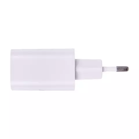 Зарядное устройство быстрое сетевое (220В) Sonnen порты USB+Type-C QC 3.0 3 А белое