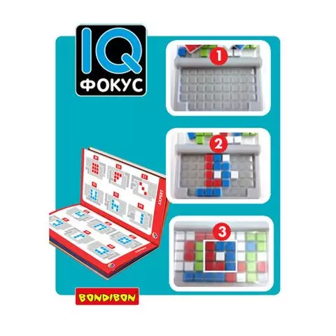Игра логическая "IQ-Фокус" 120 заданий Smart Games BONDIBON
