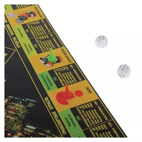 Игра настольная "Миллионер de LUXE" игровое поле карточки банкноты жетоны Origami
