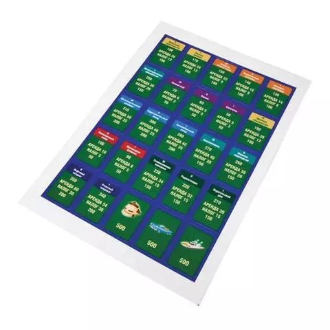 Игра настольная "Миллионер Elite" игровое поле банкноты жетоны акции полисы Origami