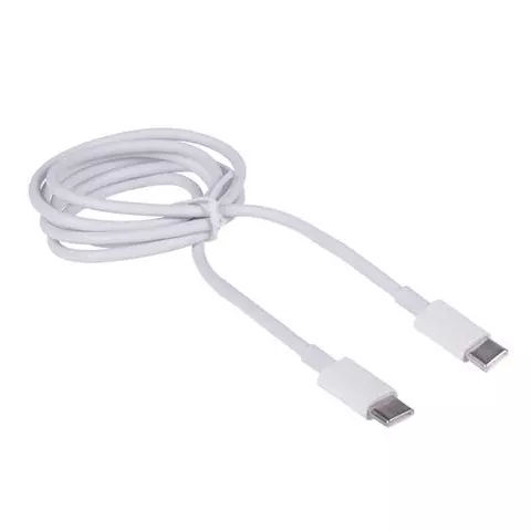 Кабель USB Type-C-Type-C с поддержкой быстрой зарядки белый 1 м. Sonnen медный