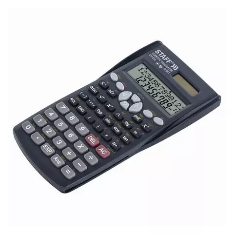 Калькулятор инженерный двухстрочный Staff STF-810 (161х85 мм.) 240 функций 10+2 разрядов двойное питание